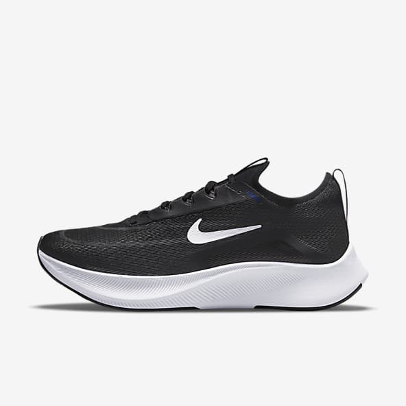 black and white nikes running shoes