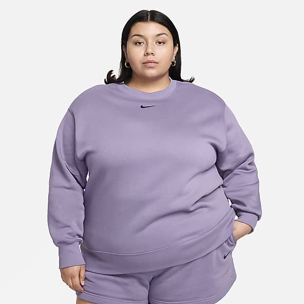 Hoodies and sweatshirts Nike Sportswear Essential Women's Fleece Pullover  Hoodie Purple