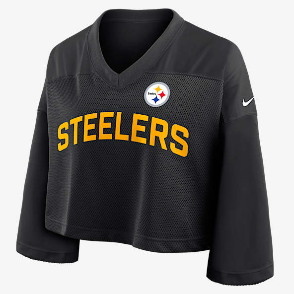 Pittsburgh Steelers Wide Receiver Jersey Fashion Top cropped Nike Dri-FIT de la NFL para mujer