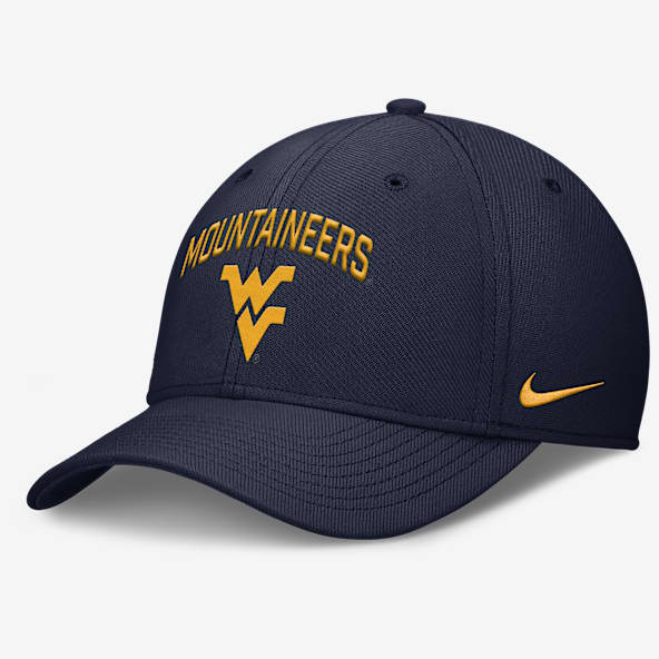West Virginia On-Field Rise Swoosh Gorra universitaria Nike Dri-FIT para hombre