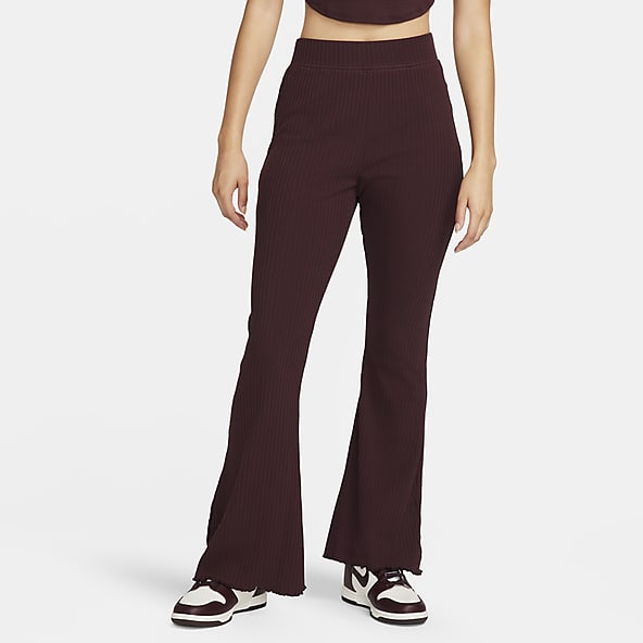 Nike Sportswear Women's High-Waisted Ribbed Jersey Pants (Plus