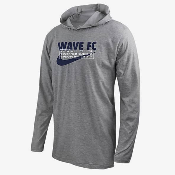 San Diego Wave Men's Nike Soccer Long-Sleeve Hooded T-Shirt