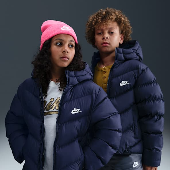 Nike Sportswear All Day Play Therma-FIT Bol Kesimli Şişme Genç Çocuk Ceketi