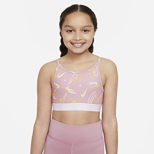 pink nike bra top