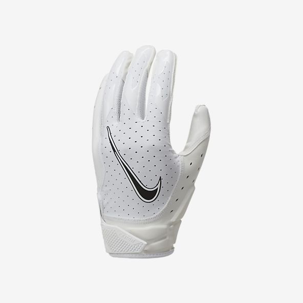 all white nike football gloves