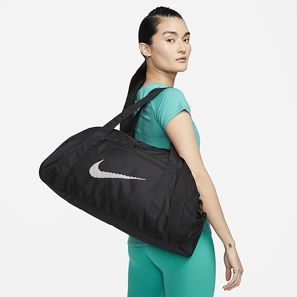 NIKE Yoga Mat Gym Bag Durable (21L) Black 29 L X 6 W X 6 H Unisex Mens  Womens