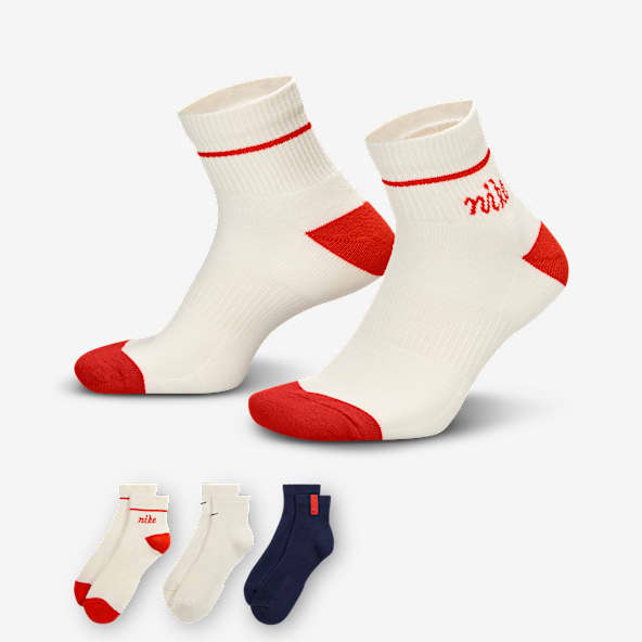 Nike Everyday Plus Calcetines hasta el tobillo con amortiguación (3 pares)