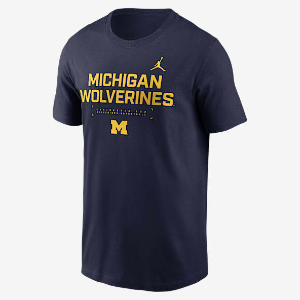 Michigan Courtside Basketball Men's Jordan Brand Dri-FIT College T-Shirt