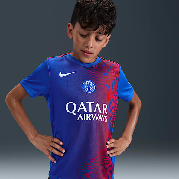 Paris Saint-Germain Academy Pro Üçüncü Nike Dri-FIT Maç Öncesi Genç Çocuk Futbol Üstü