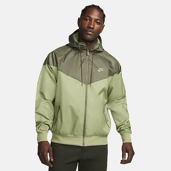 green nike windrunner jacket