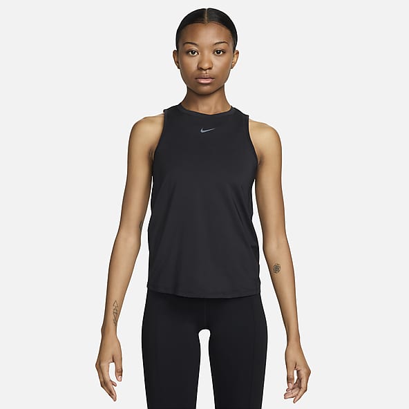 Camiseta de tirantes de tela de canalé para mujer Nike Yoga Luxe SE.