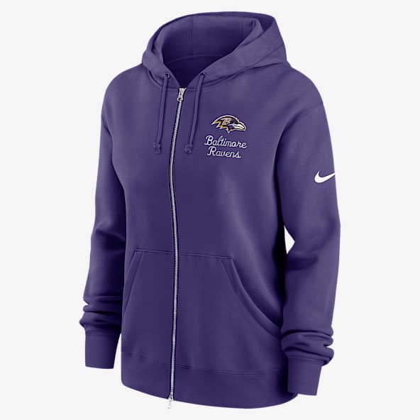 Baltimore Ravens Phoenix Rewind Women's Nike NFL Full-Zip Hoodie