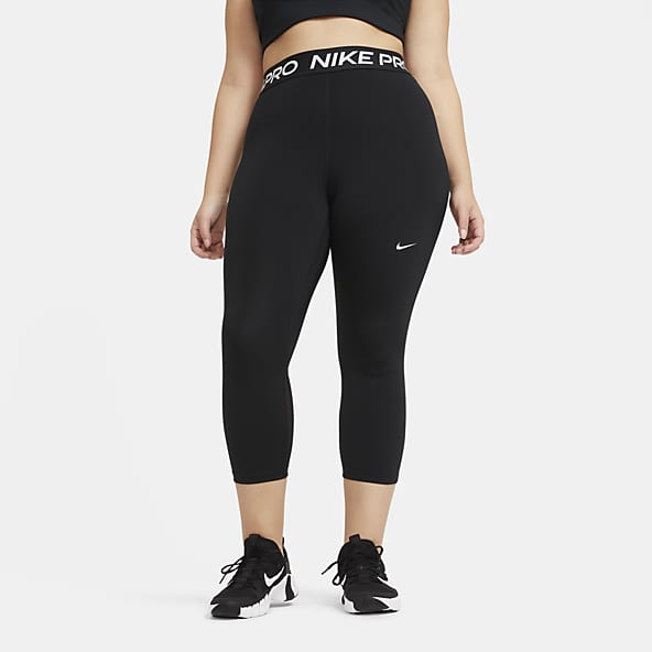 Leggings cropped de tiro alto y sujeción suave para mujer (talla grande)  Nike Zenvy.