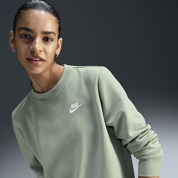 Nike Sportswear Club Fleece Sudadera con cuello redondo para mujer