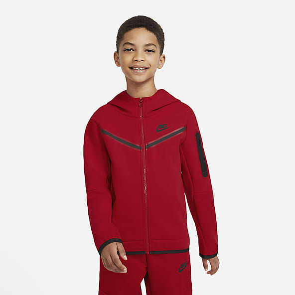 Boys Red Tech Fleece Clothing. Nike.com