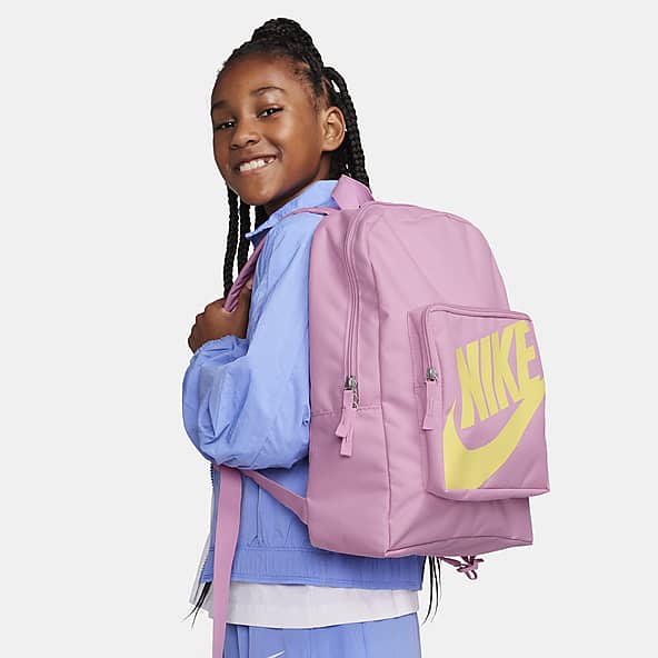 Kids Pink Backpacks. Nike UK