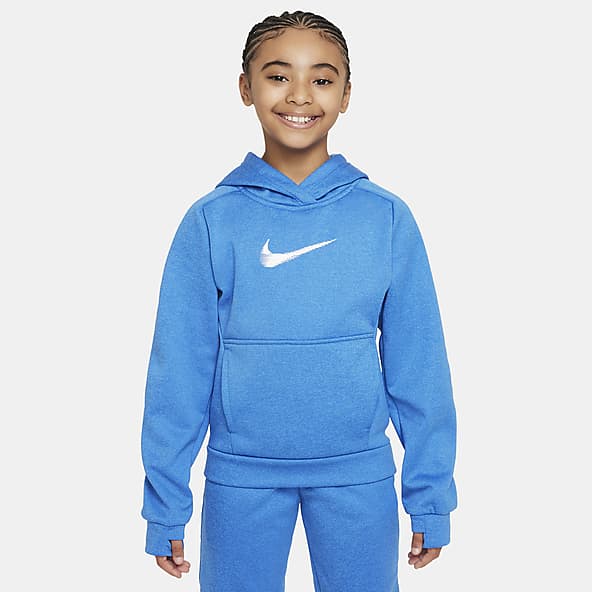 Nike Multi Big Kids' Therma-FIT Open-Hem Training Pants.
