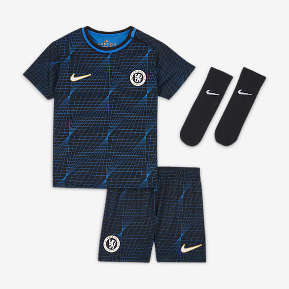 Segunda equipación Chelsea FC 2023/24 Equipación de tres piezas Nike Dri-FIT - Bebé e infantil