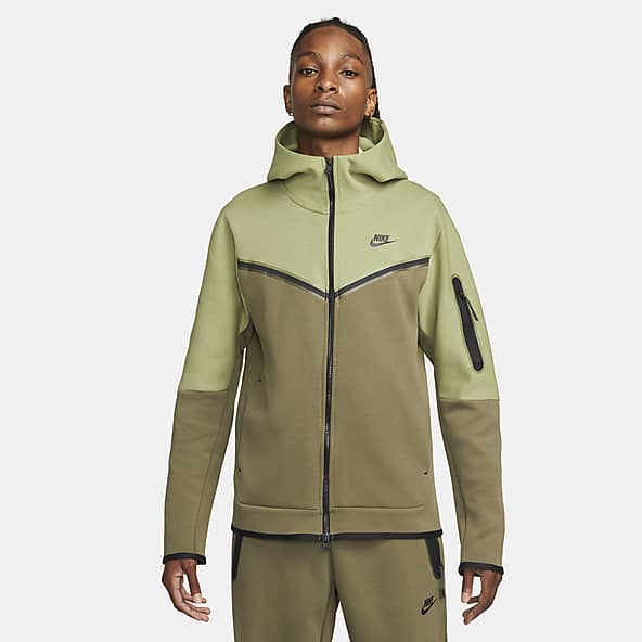 nike olive green hoodie