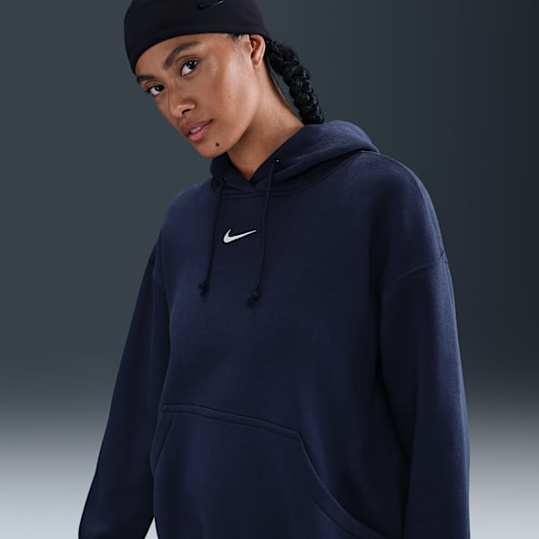 Nike Sportswear Phoenix Fleece Felpa pullover oversize con cappuccio – Donna