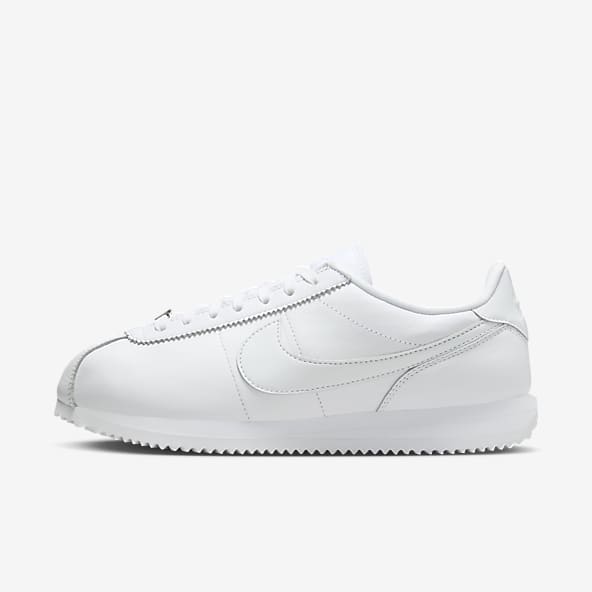 Nike white clearance and black cortez