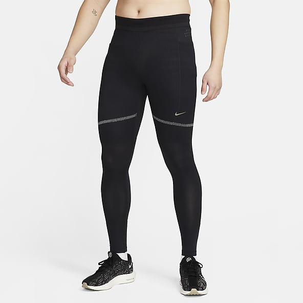 NIKE Solid Men Grey Tights - Buy NIKE Solid Men Grey Tights Online at Best  Prices in India