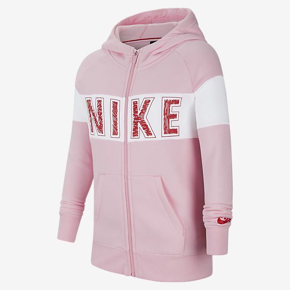 hot pink nike pullover