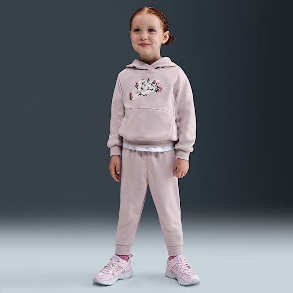 Nike Conjunto de sudadera con gorro y joggers de French Terry para infantil