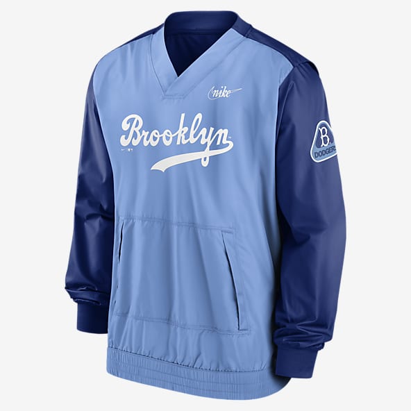 Brooklyn Dodgers Majestic Men's Shower Rain Jacket Navy XXL New 