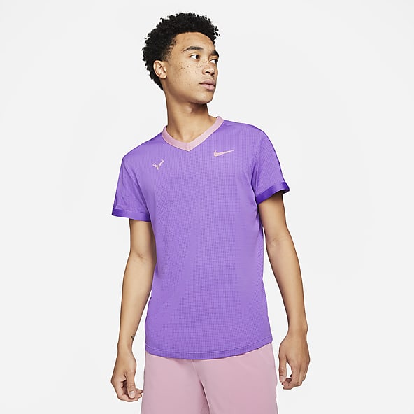 Buy > nike court purple shirt > in stock