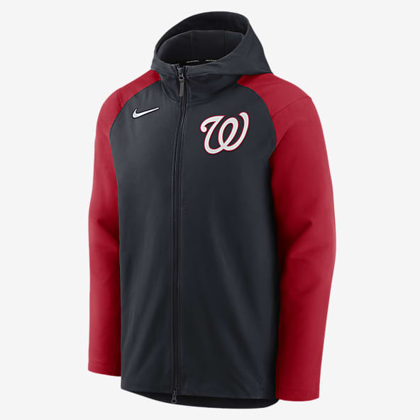 Nike Men's Washington Nationals Red Authentic Collection Dri-FIT Hoodie