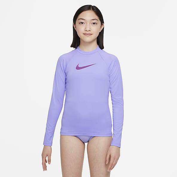 Girls Purple Swimsuits. Nike.com