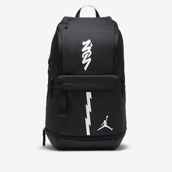 jordan backpack black and white