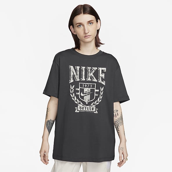 Donna Grigio Top maglie e t shirt. Nike IT