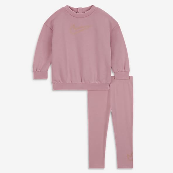 Nike Baby (12-24M) Fleece Crew and Leggings Set