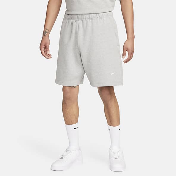 Gray Cotton Fleece Classic Shorts