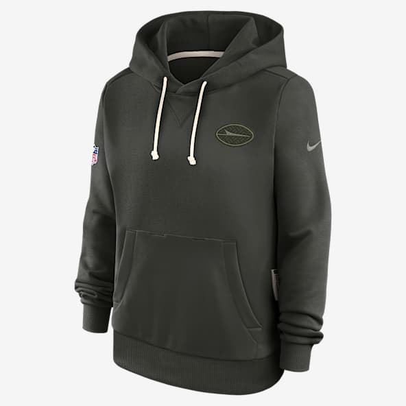 New York Jets Rivalries Collection Sideline Women's Nike Dri-FIT NFL Pullover Hoodie
