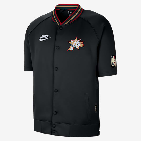 Philadelphia 76ers Hardwood Classics Philadelphia 76ers Hardwood Classics Men's Nike Dri-FIT NBA Short-Sleeve Jacket