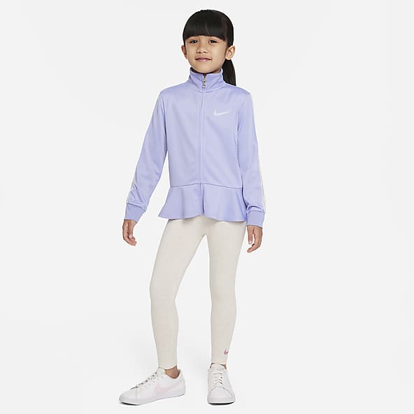 Nike Little Kids' Tricot Peplum Jacket and Leggings Set