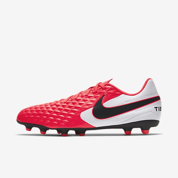 all red soccer cleats