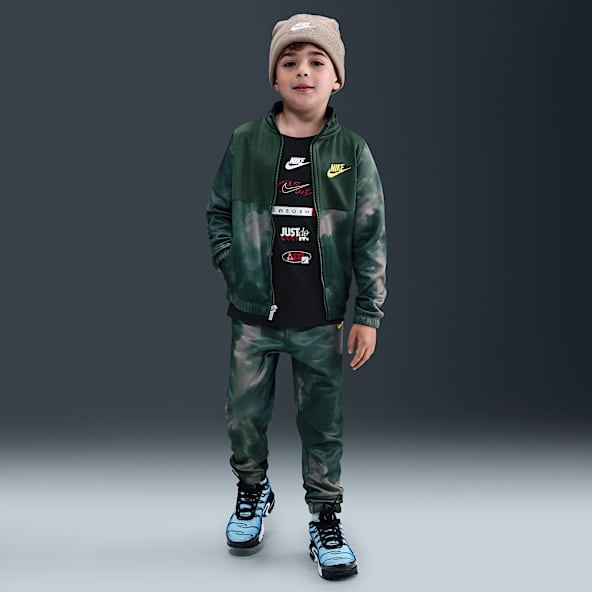 Nike Sportswear Dri-FIT Conjunto de dos piezas Propus Futura Storm con estampado para niños talla pequeña
