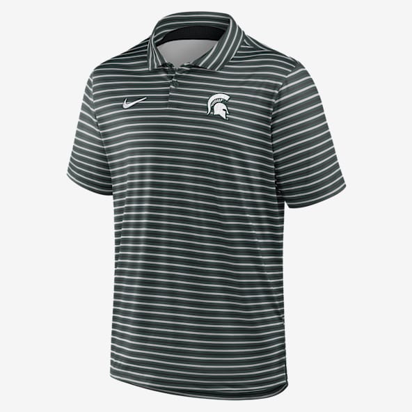 Michigan State Tour Stripe Michigan State Tour Stripe Men's Nike Dri-FIT College Polo
