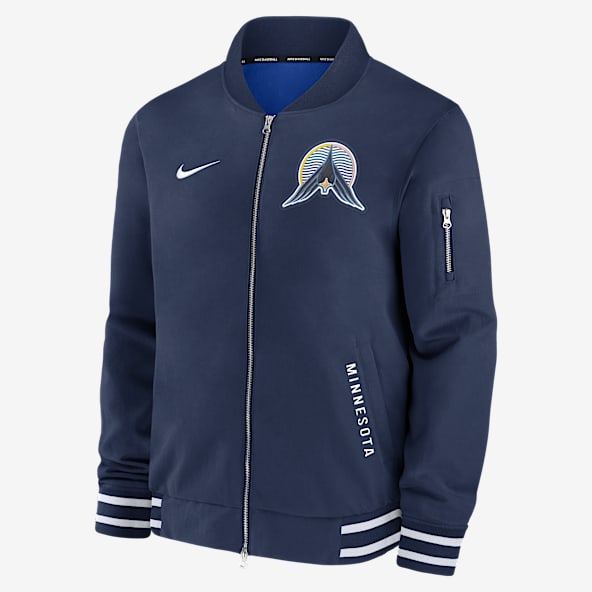 Minnesota Twins Authentic Collection City Connect Men's Nike MLB Full-Zip Bomber Jacket