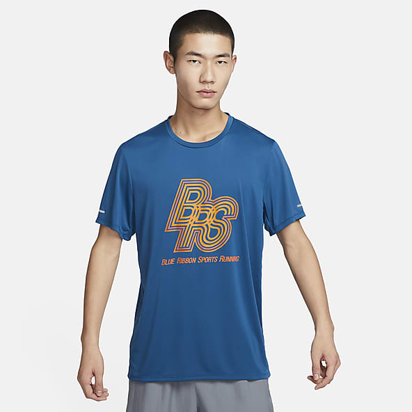 Nike air t best sale shirt blue