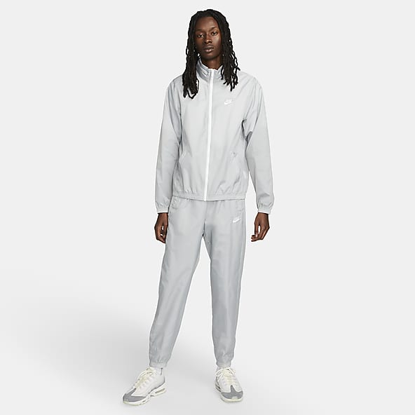 Nike club tracksuit in grey discount