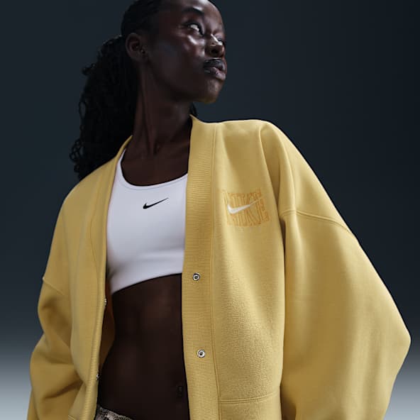 womens yellow nike jumper