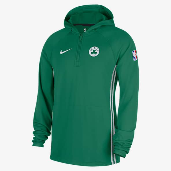 Boston Celtics Zoned Sudadera con gorro Nike Dri-FIT de la NBA de cierre de 1/4 para hombre