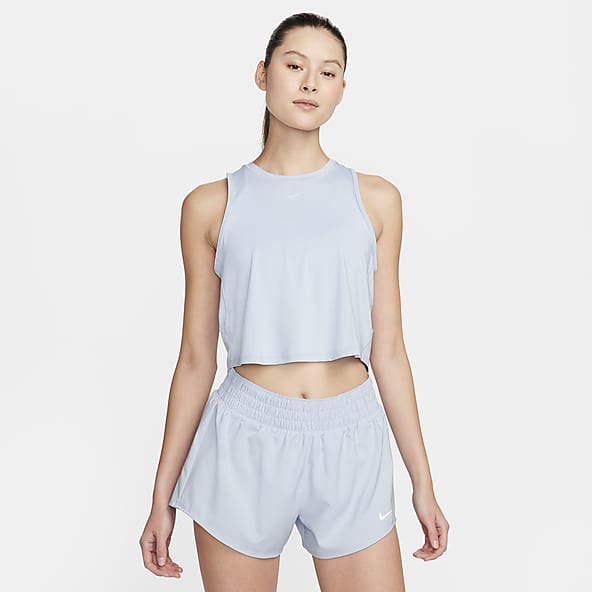 New Nike Women's Infinite Running Slim Fit Tank Top White Size