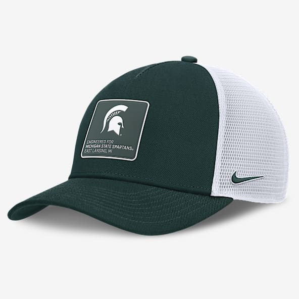 Michigan State On-Field Rise Engineered Gorra de rejilla universitaria Nike ajustable para hombre