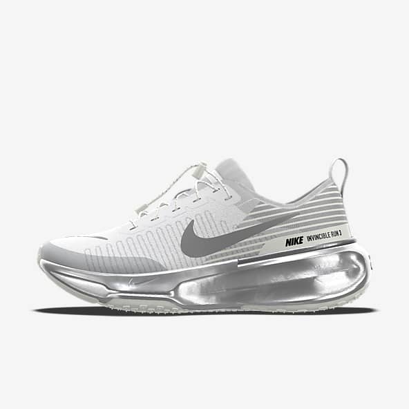 womens white nike running trainers